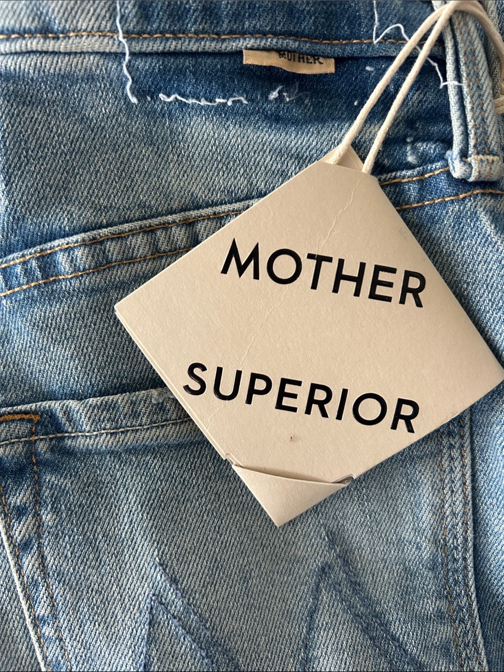 MOTHER SUPERIOR Tomcat Roller Anthropologie “I confess” High-Rise Wide Leg Jeans - Picture 16 of 16